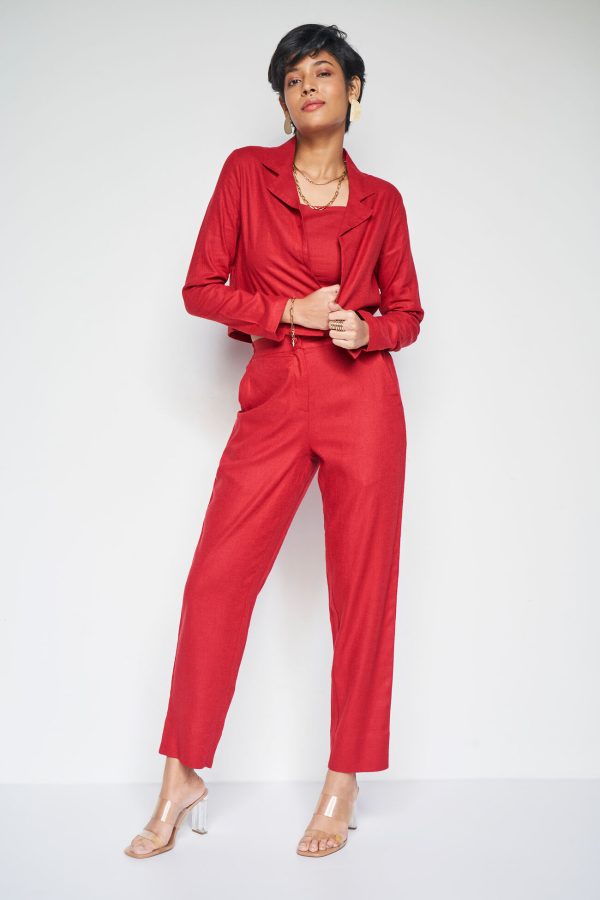 Ruby Solid Co-ords Set