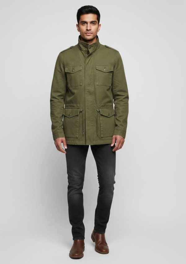 Men's Olive Green Field Jacket